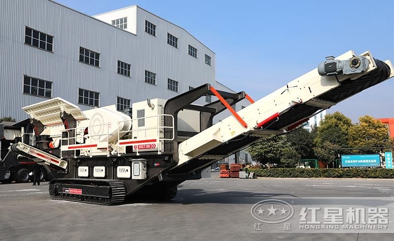 履帶移動式小型石頭破碎機(jī)，環(huán)保安全