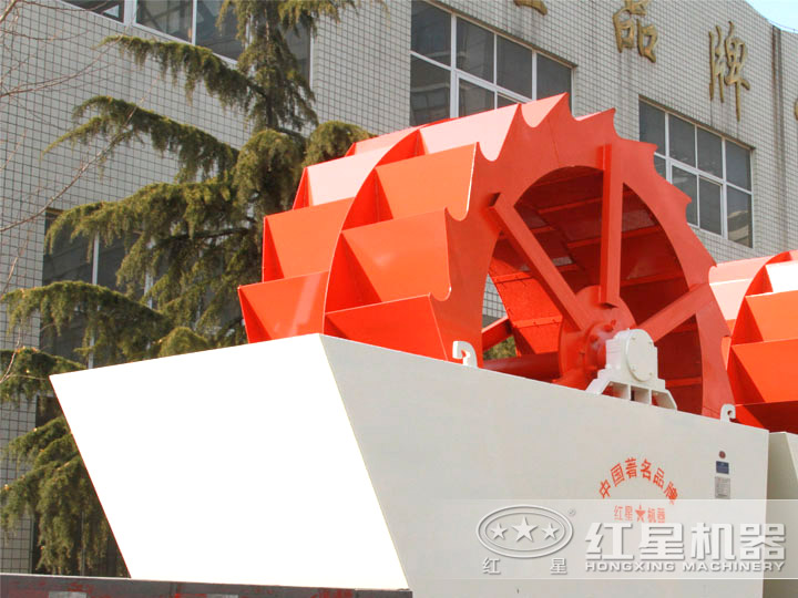 雙輪輪斗式洗砂機(jī)，產(chǎn)量50-100t/h