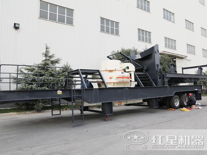 移動(dòng)式制砂破碎機(jī)多機(jī)組合，油電兩用更智能