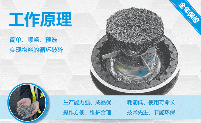 沖擊式制砂機(jī)破碎粒度均勻，粒形好看