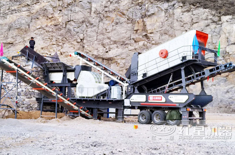重錘式移動制砂機一次成型，處理能力50-550t/h