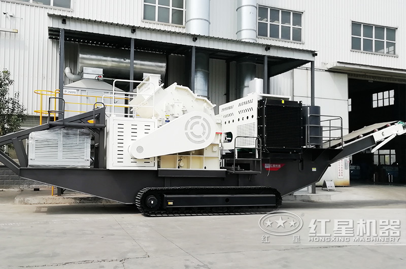 小型移動治沙機圖片，履帶式